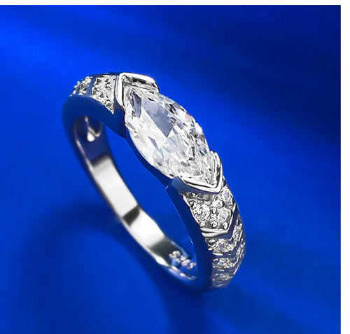 Charm Pear Cut Lab Grown Diamond Ring