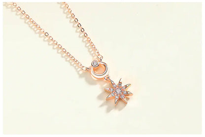 Korean Sun Pendant Necklace