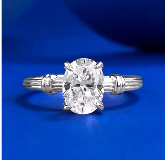 Charm Pear Cut Lab Grown Diamond Ring